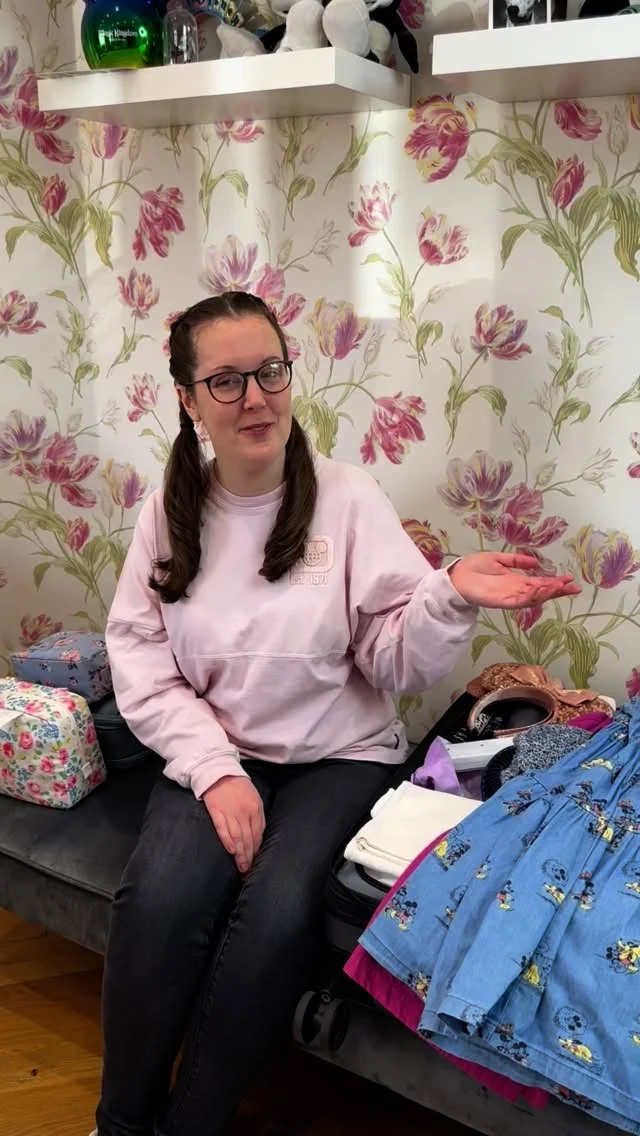 Want to know how we pack and prepare for a trip to @disneylandparis?

You can also learn more by checking out the first instalment in our series of accessible Disney travel tips via the link below!👩🏻‍🦽🏰🦮

VD: A white female with brown hair in French braids and glasses is showing the contents of her suitcase ahead of a trip to Disneyland Paris.